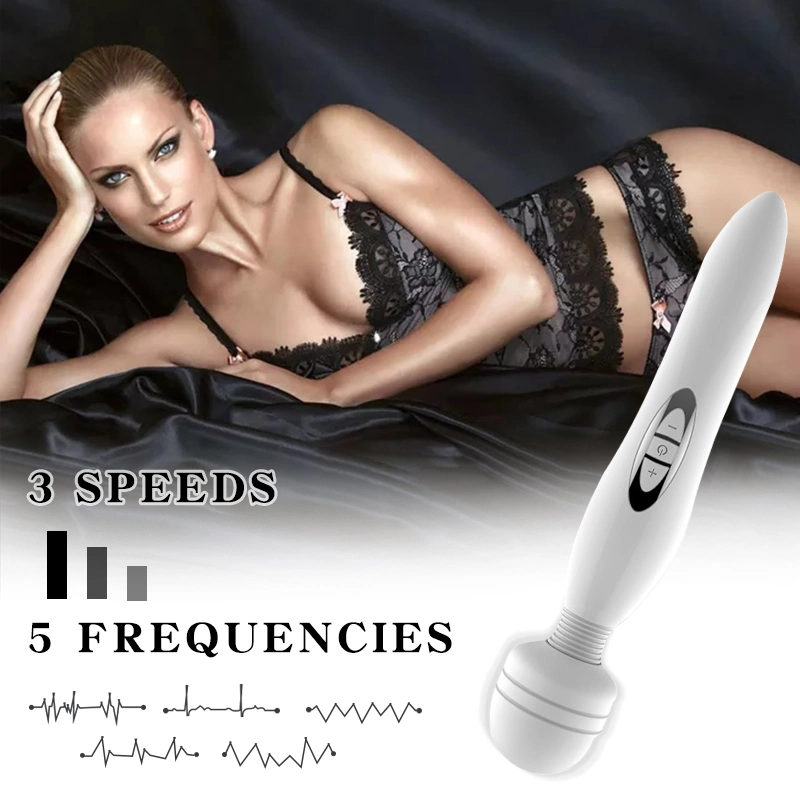 Large Powerful 5 Modes 3 Speed Cordless Clitoris AV Wand Massager Pussy Sex Toy Women Adult Vibrator Massage