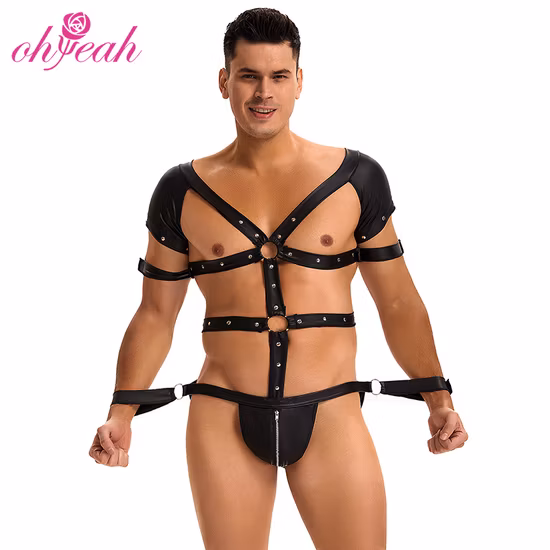 Sexy Leather Lingerie for Men