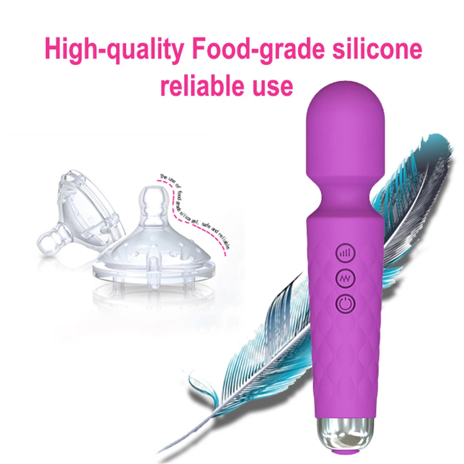 Sexy Massage Personal Rechargeable Waterproof Handhled AV Massaging Magic Wand Massager Vibrator Sex Toys for Women Men