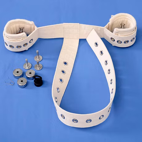 Cintura toracica da uomo sexy Cintura di ritenuta per lingerie sexy con incrocio in bianco e nero